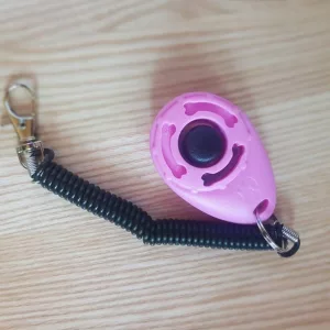 Asiakkaalta R****l saatu kannettava koirankoulutusklikkeri.