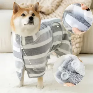 dog bathrobe, dog towel robe, dog bath towel, super absorbent dog towel