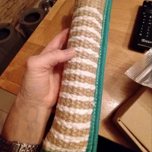 Asiakkaan D***s vastaanottama koiran koulutusvetolelu.