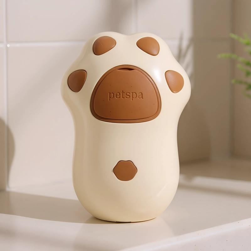 cat steam brush, electric cat brush, soft cat brush, spray brush for cats, cat massage brush