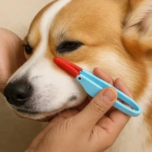 dog tear stain remover, dog eye cleaner, dog eye comb